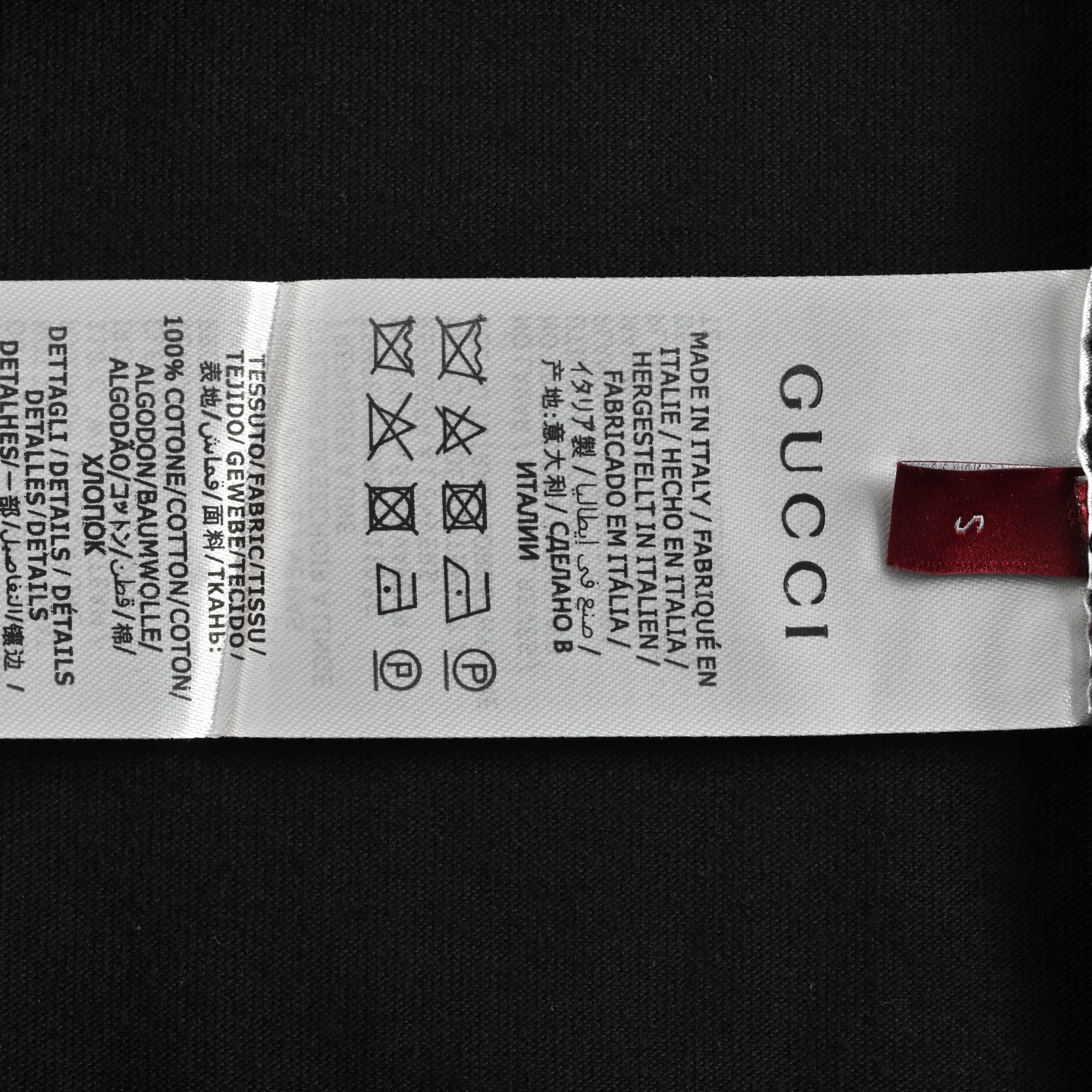 Gucci 25ss pink logo embroidered short sleeves