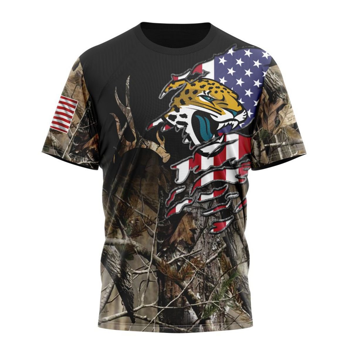 JACKSONVILLE JAGUARS 3D HOODIE CAMO REALTREE HUNTING
