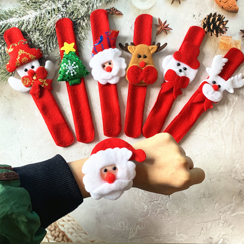 Christmas clapping circle glowing bracelet