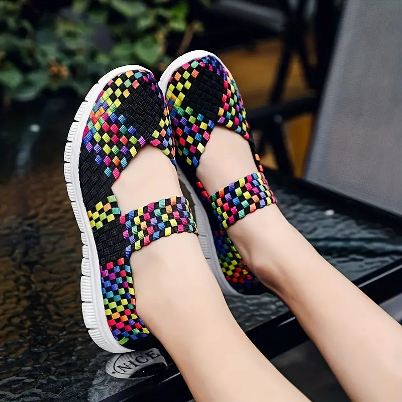 Handmade Woven Women's Orthopedic Soft Sole Non-Slip Walking Shoes 60% Off Flash Sale