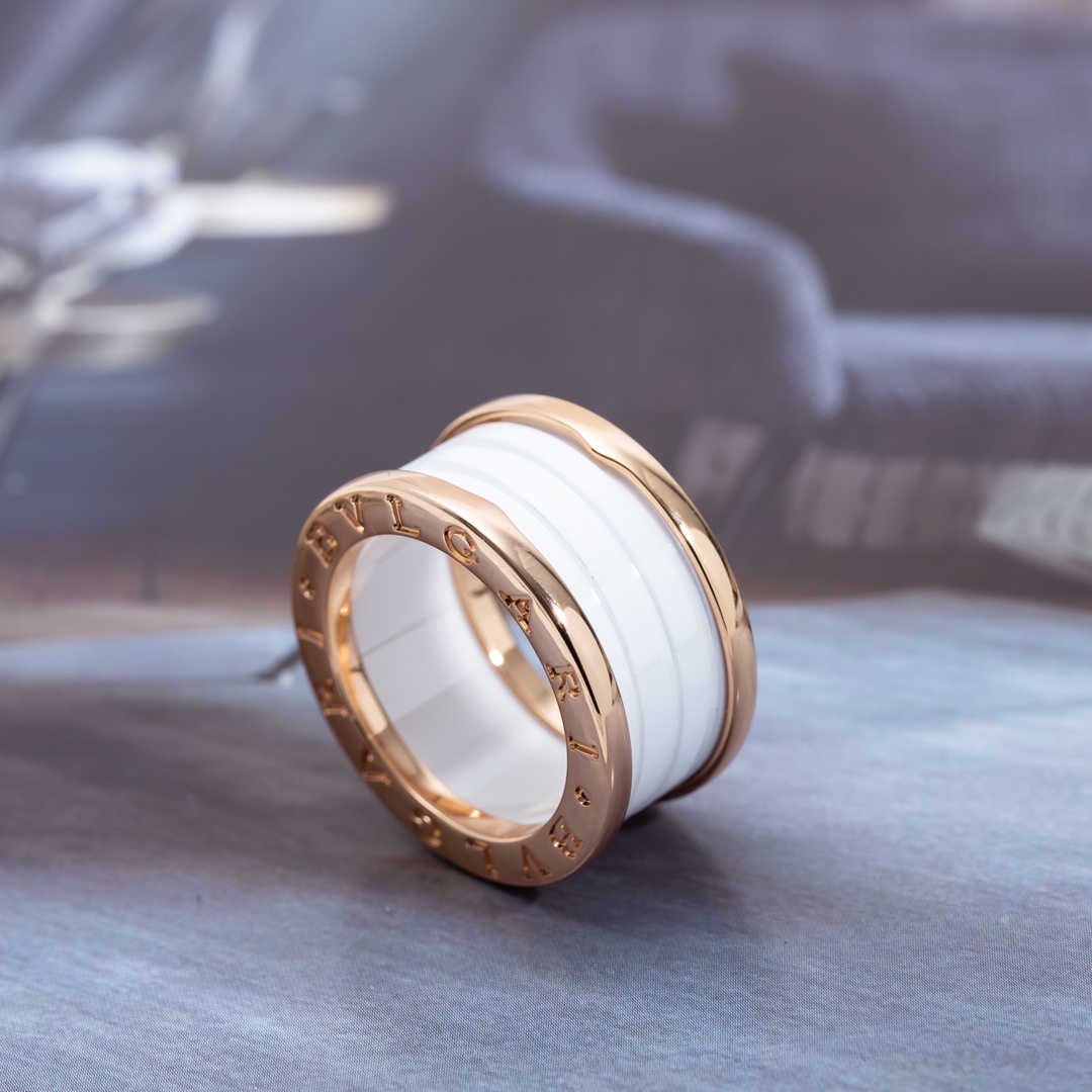 Bulgari Wide Ceramic Ring
