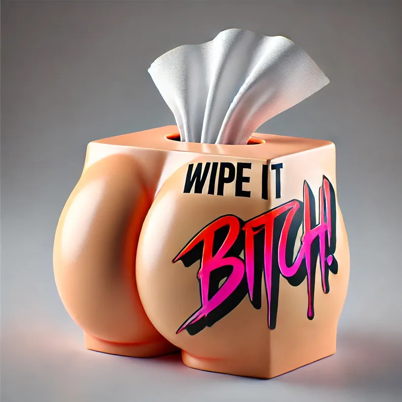 Butt Tissue Box
