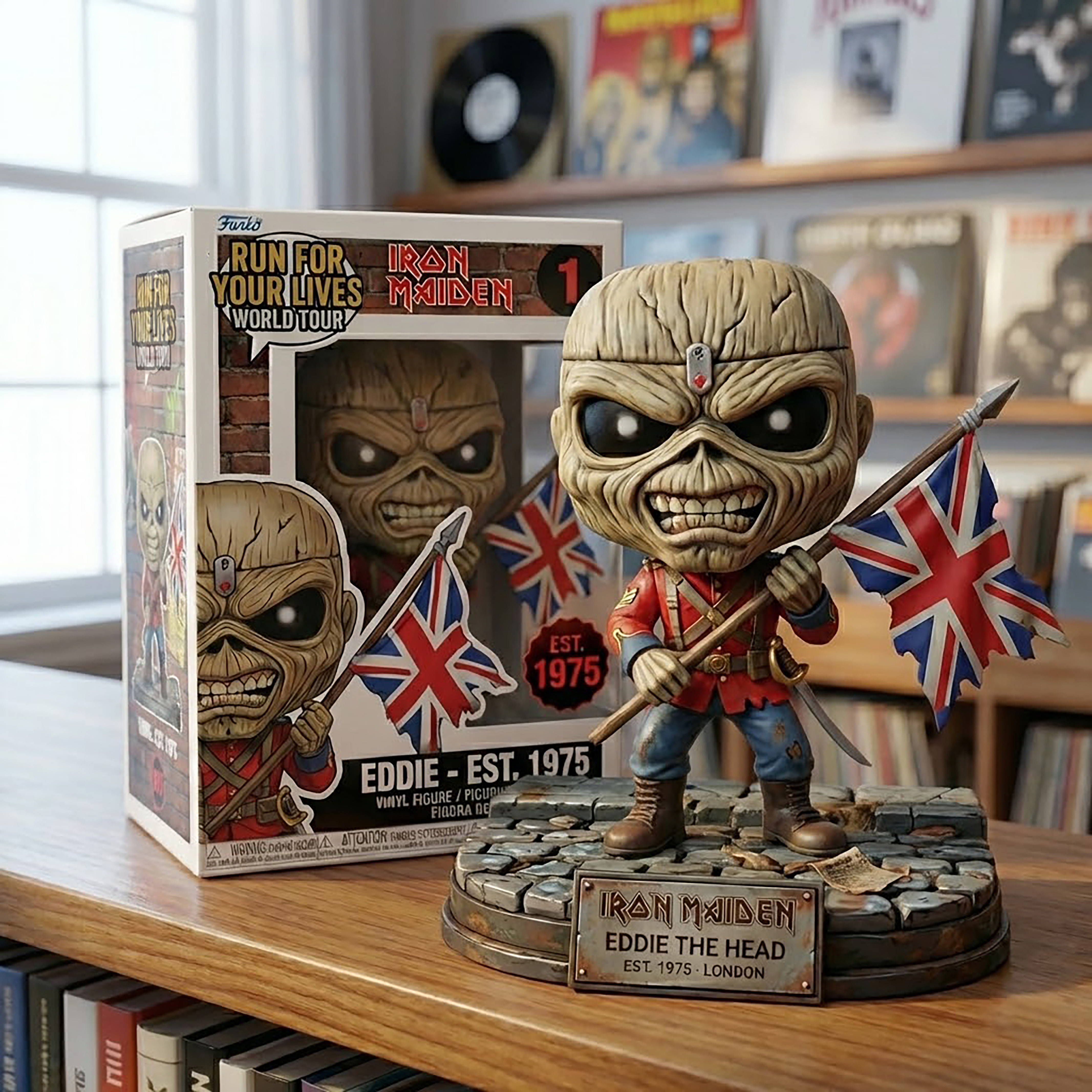 🤘 Iron Maiden “Eddie – Est. 1975” Limited Edition Collectible Figure