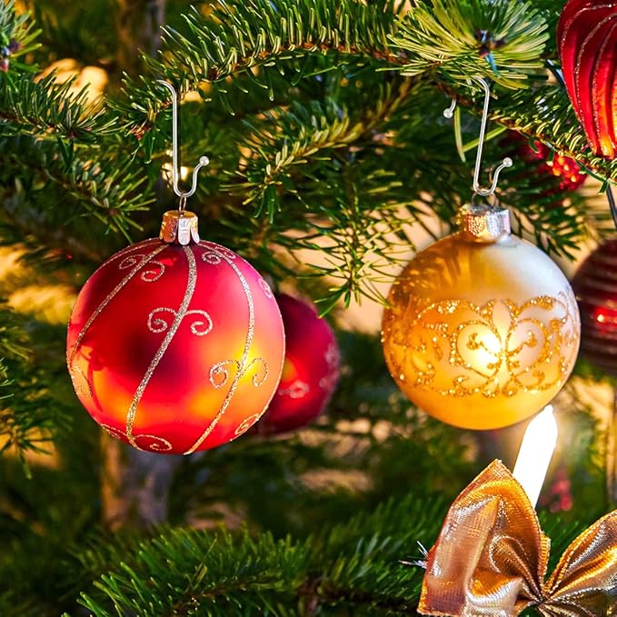 🌲Deluxe Christmas Ornament Hooks - Perfect for Christmas Tree Easter Decorations