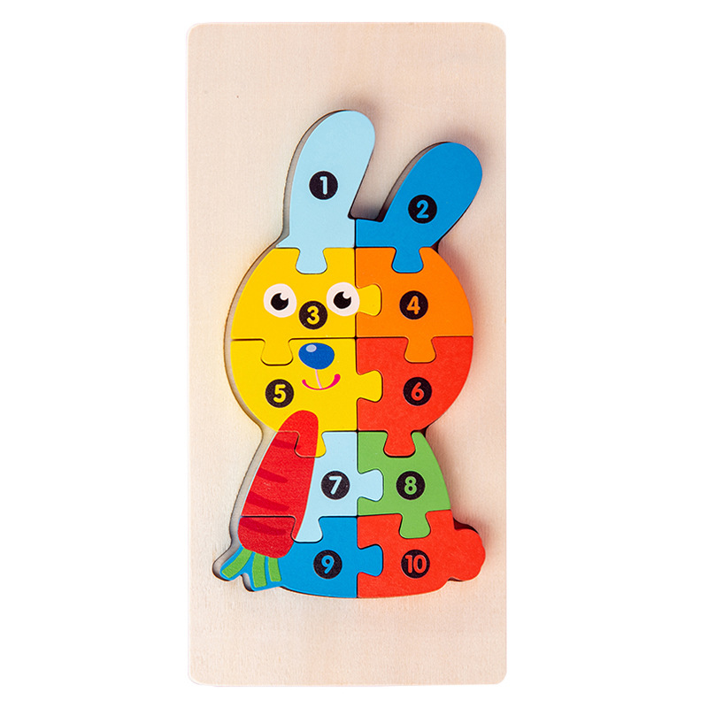 (🔥NEW YEAR HOT SALES 50% OFF)Three-dimensional wooden puzzle for children-BUY 2 GET 10% OFF