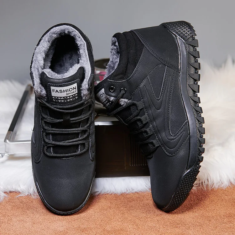 Couple's Non-Slip Plush Sneakers