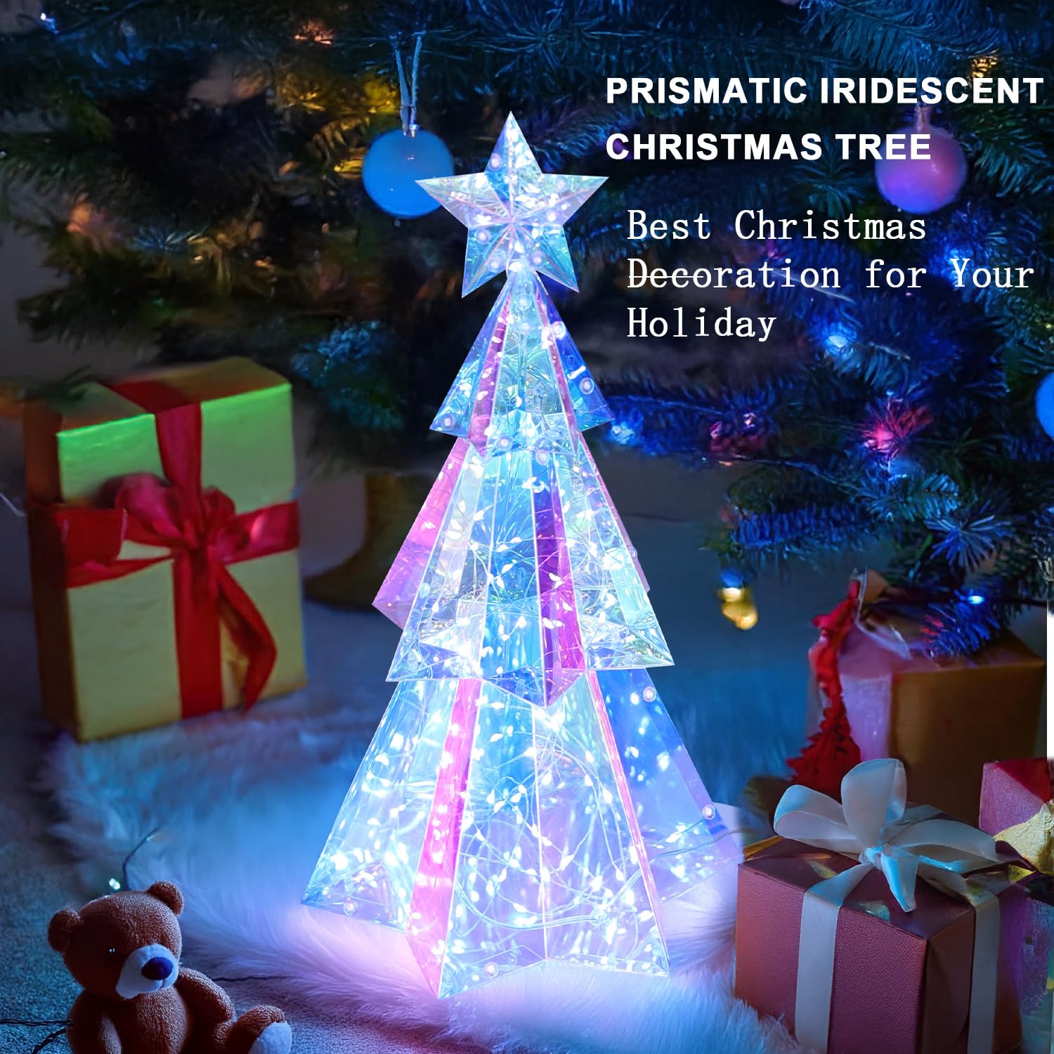 🎄CHRISTMAS ON SALE🔥LED Prismatic Rainbow Christmas Decorations