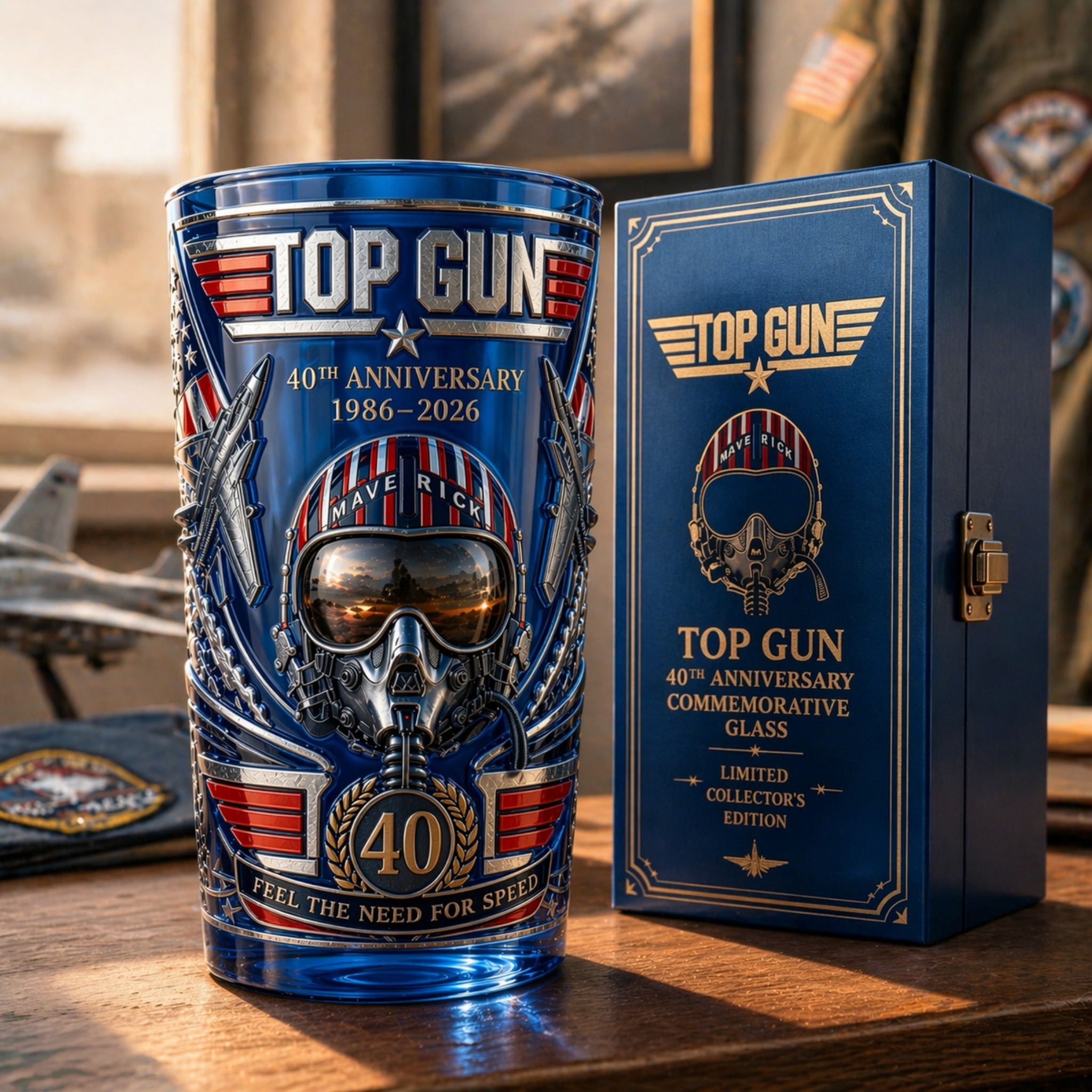 🥤Top Gun 40th Anniversary Commemorative Glass✈️