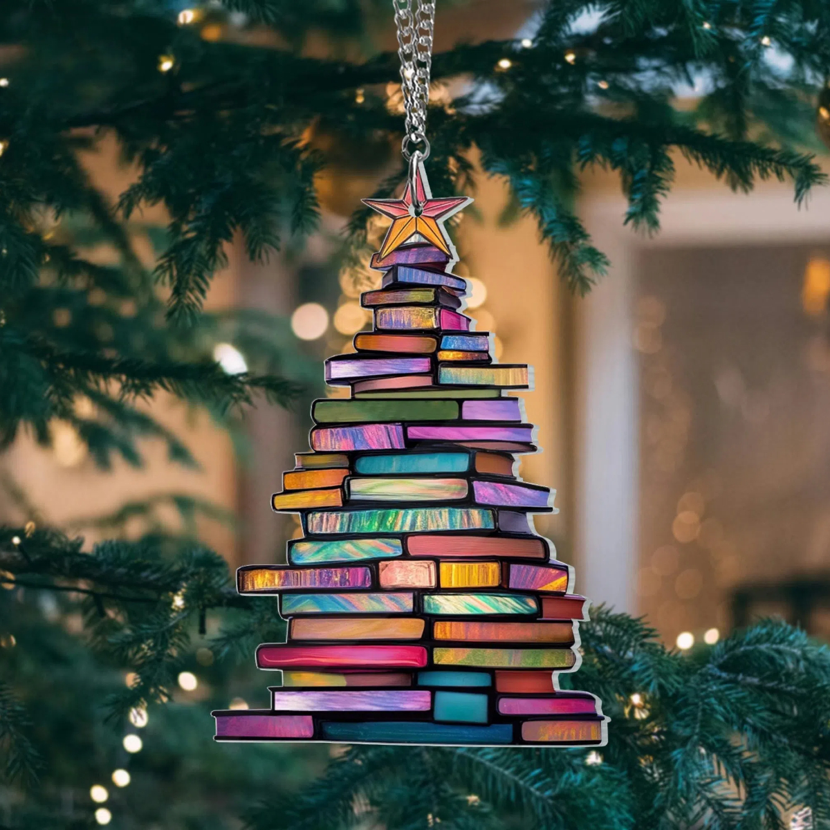 Christmas Book Tree Ornament