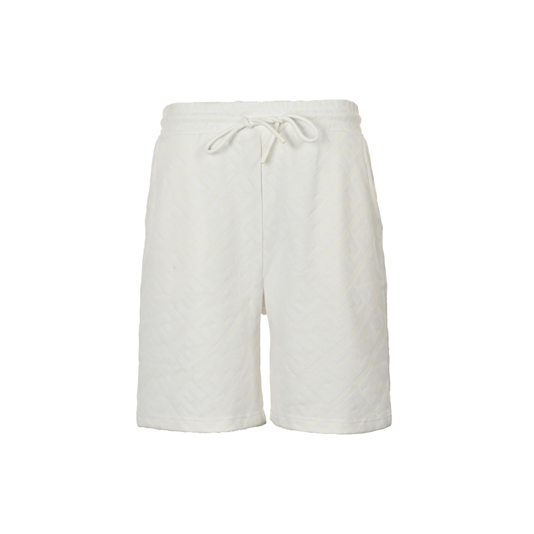Fendi 24ss FF flocked twill lettering shorts