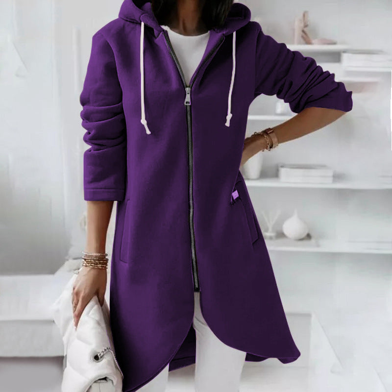 Autumn and Winter Street Sweater with New Style Zipper