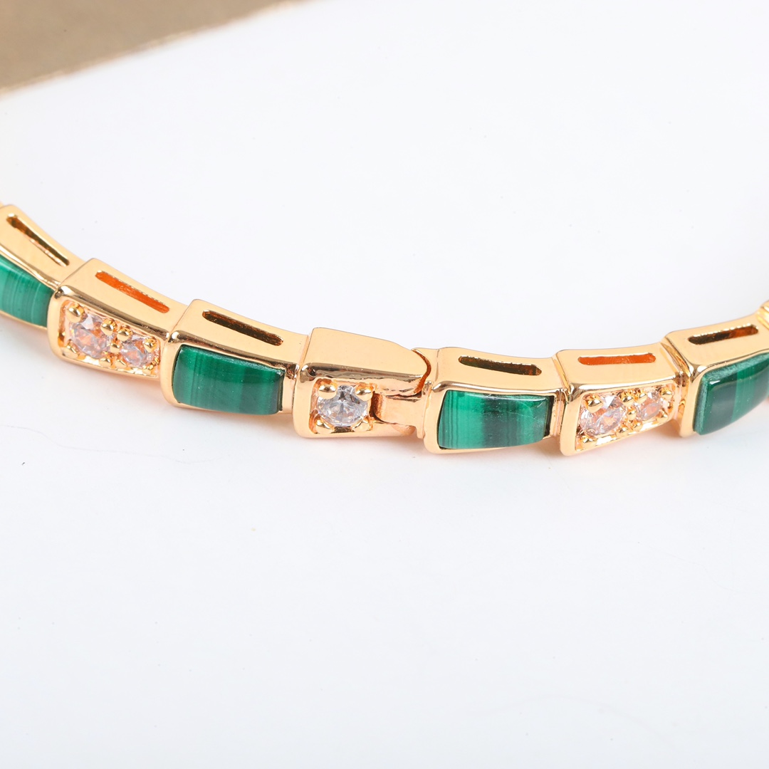 Bulgari Serpenti Viper mother-of-pearl bracelet