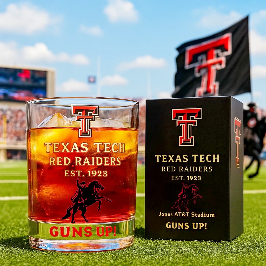 Texas Tech Red Raiders Limited Edition Whiskey Glass