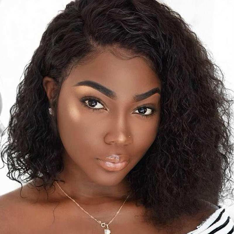 LunaWigs S04 Gorgeous Curly Shoulder Length for Black Women