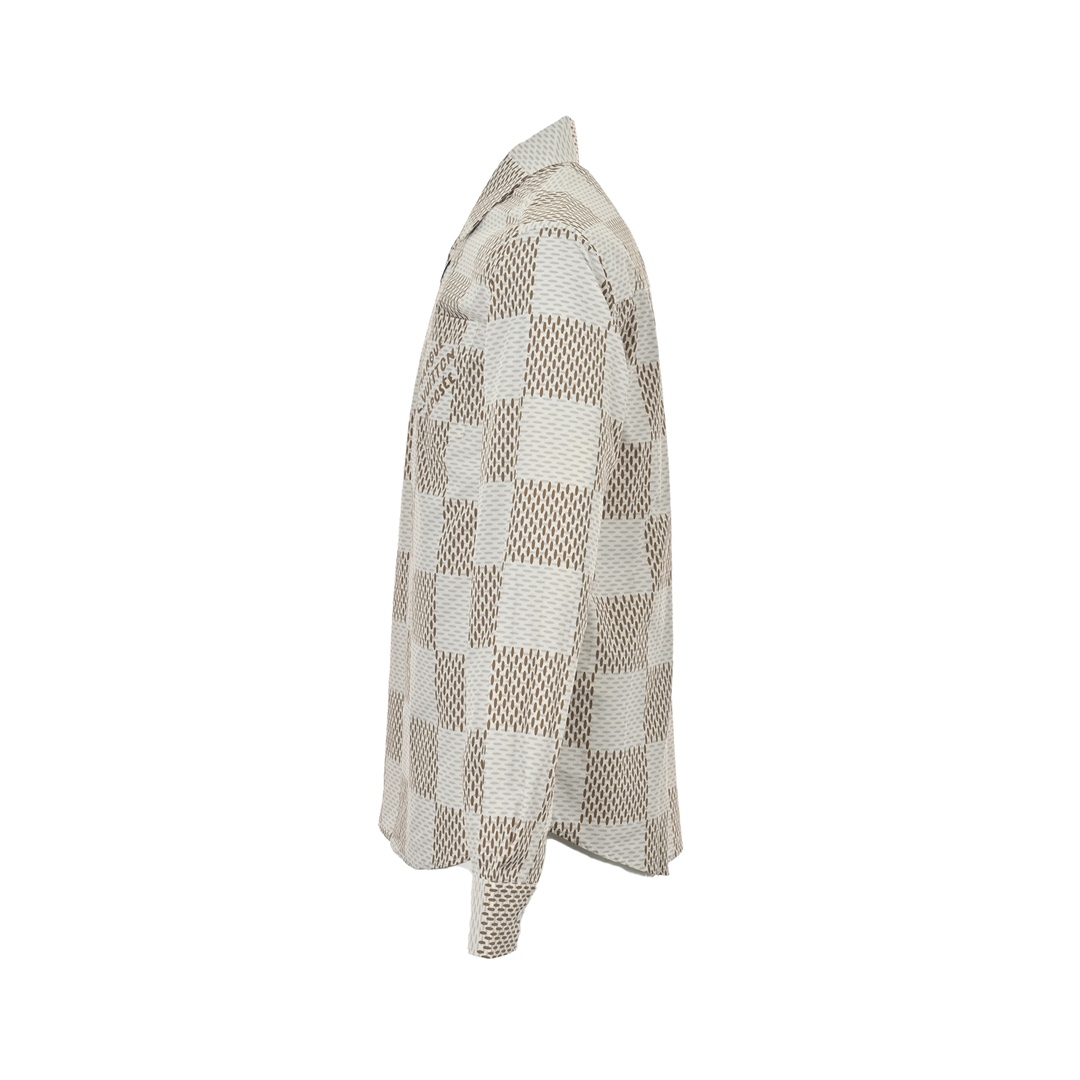 Louis Vuitton 24ss DAMIET Checkerboard Shirt