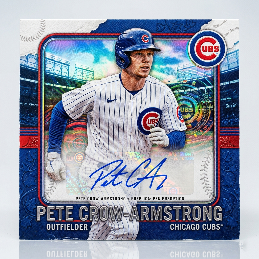 Pete Crow‑Armstrong Chicago Cubs Autograph Baseball Card Hobby Box