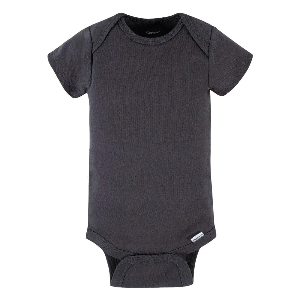 5-Pack Baby Boys Camping Short Sleeve Onesies Bodysuits