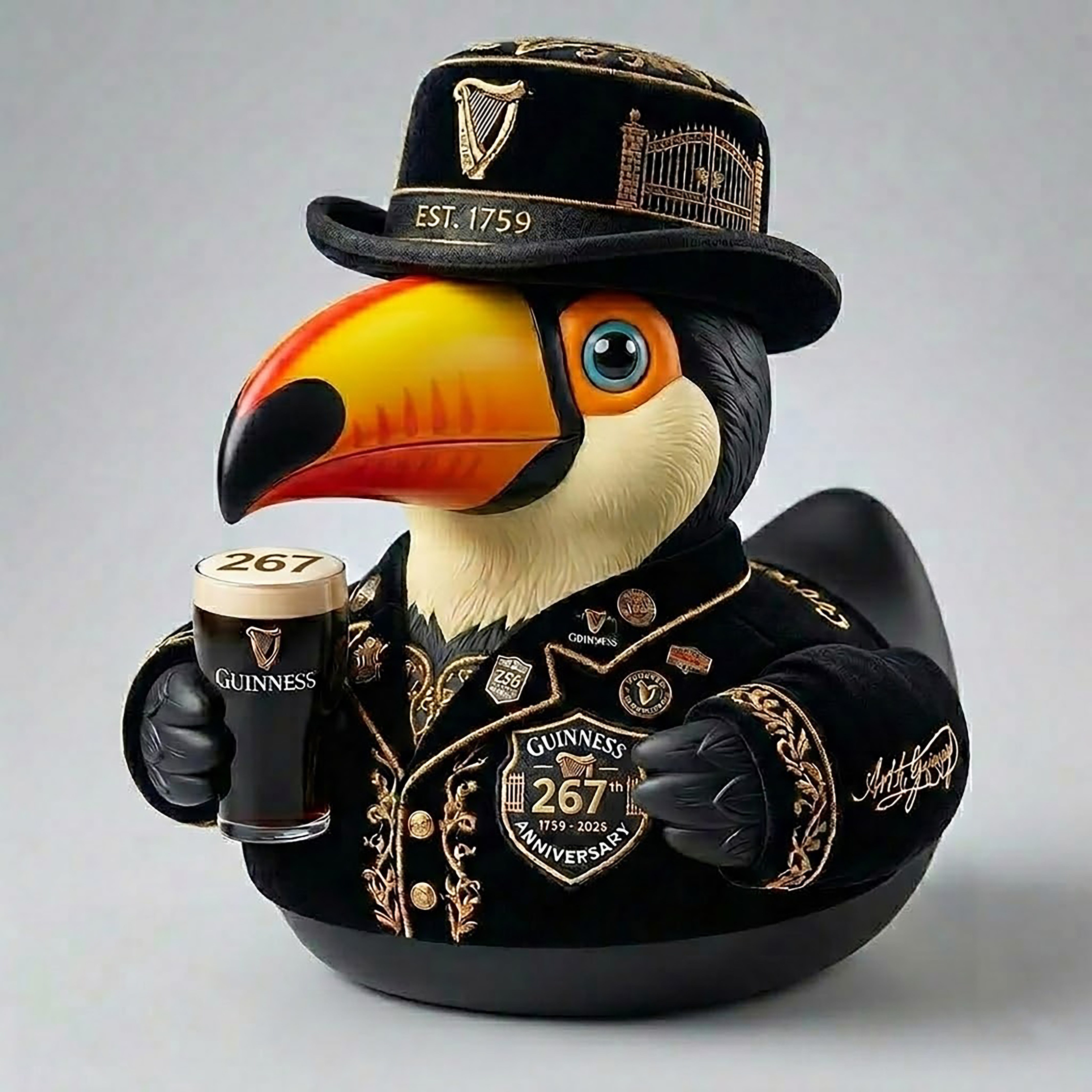 🦜 Guinness 267th Anniversary Limited Edition Collectible Duck