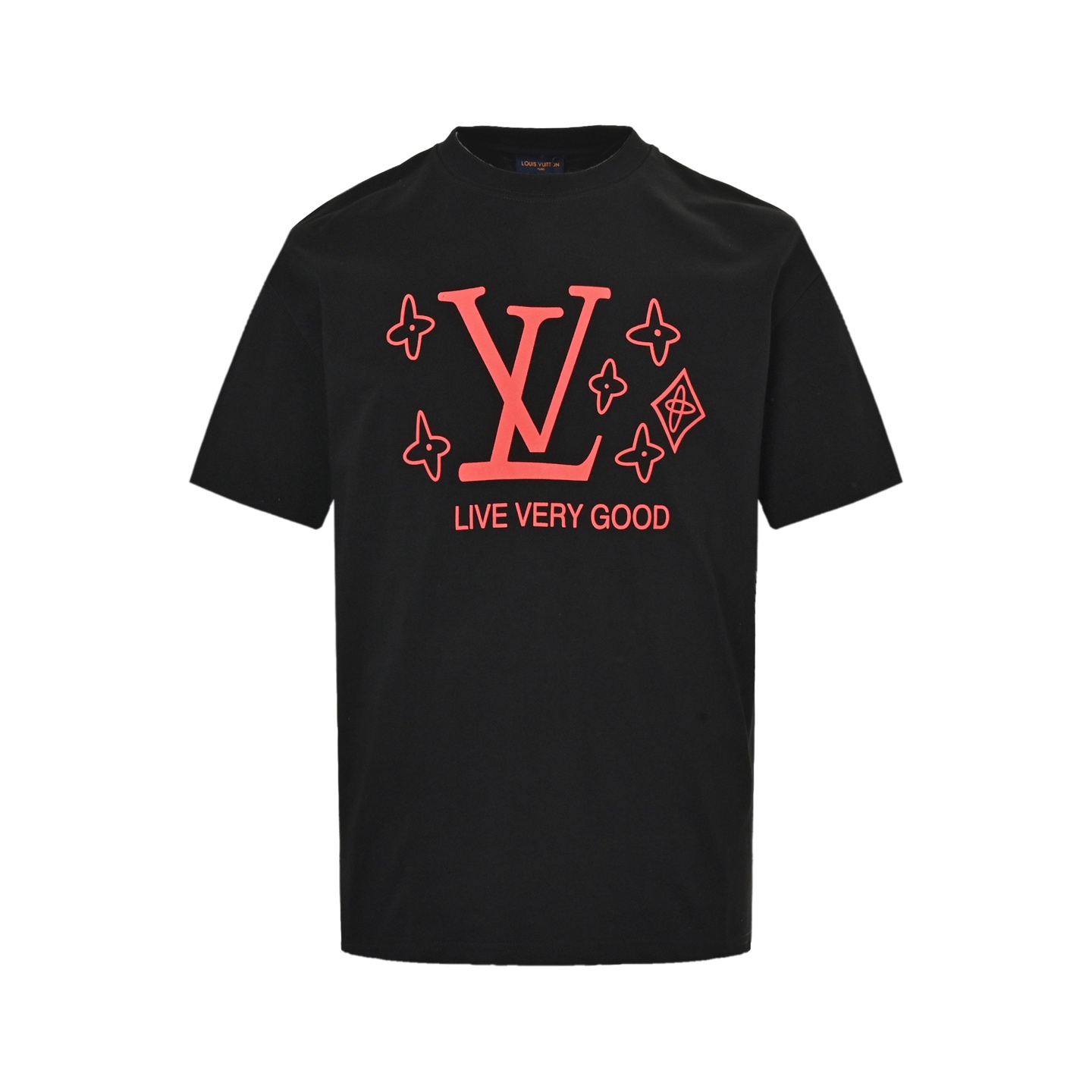 Louis Vuitton 25ss monogram logo foam print short sleeves