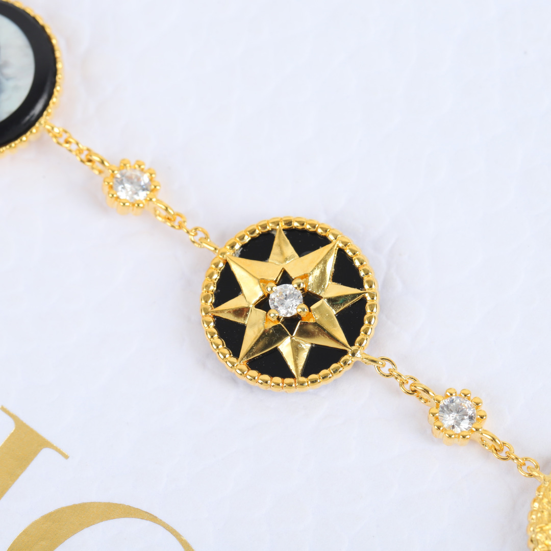 Dior Sun, Moon and Stars Five Flower Bracelet