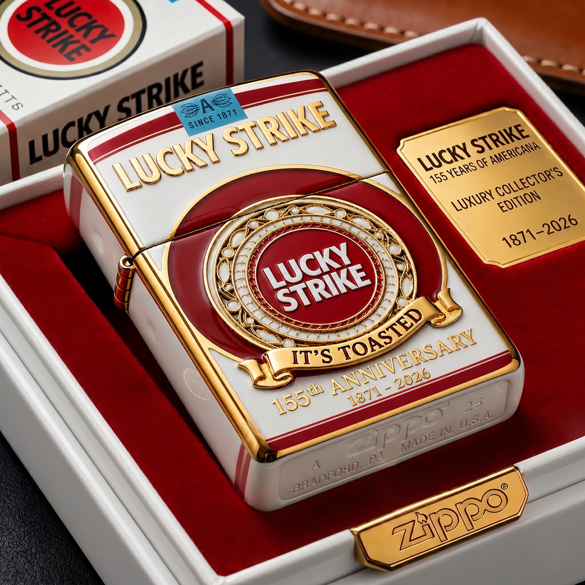 Lucky Strike 155th Anniversary Limited Edition Zippo