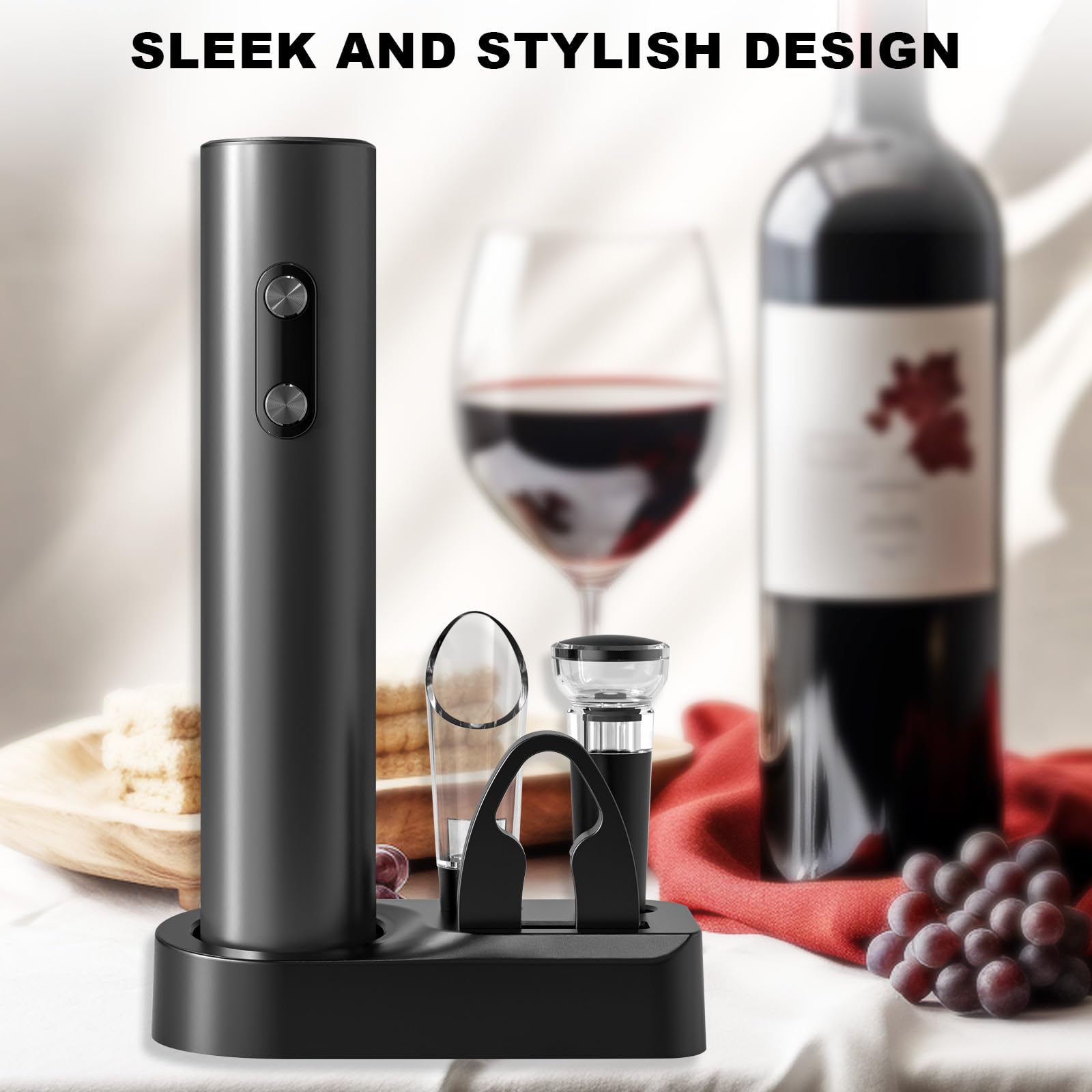 Electric Wine Opener 4 in 1 Set