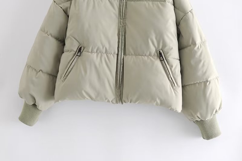 Autumn Winter Women Clothing Urban Casual Loose Cotton Padded Jacket Cotton Padded Coat