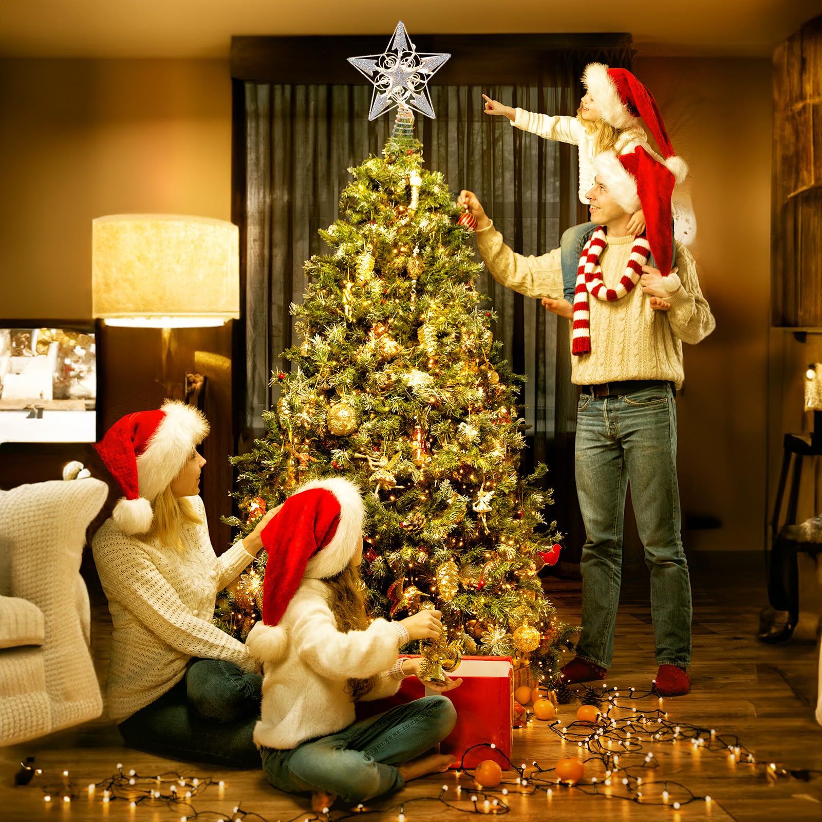 🎄Early Christmas Sale 49% OFF🎄Christmas Tree Topper Star Lights