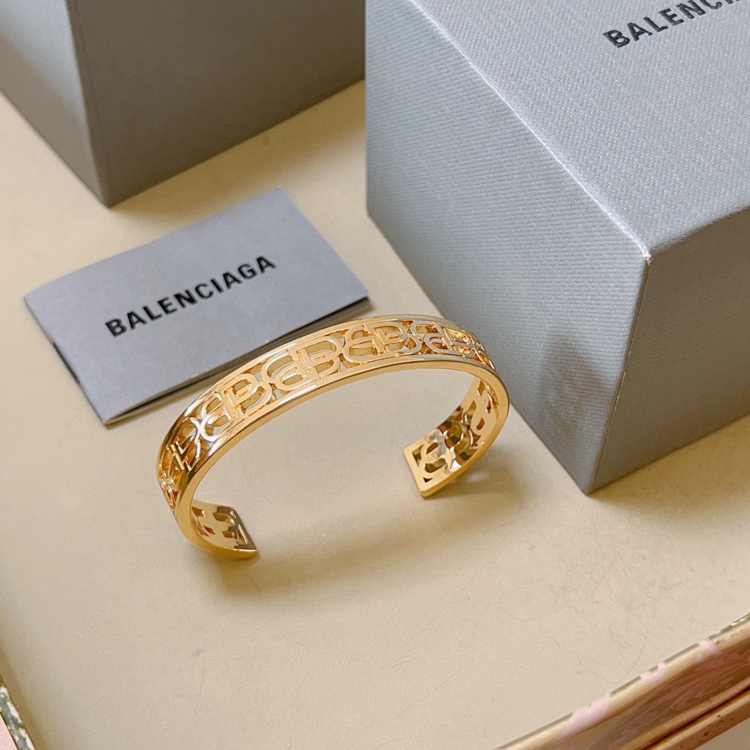 Balenciaga BB hollow bracelet