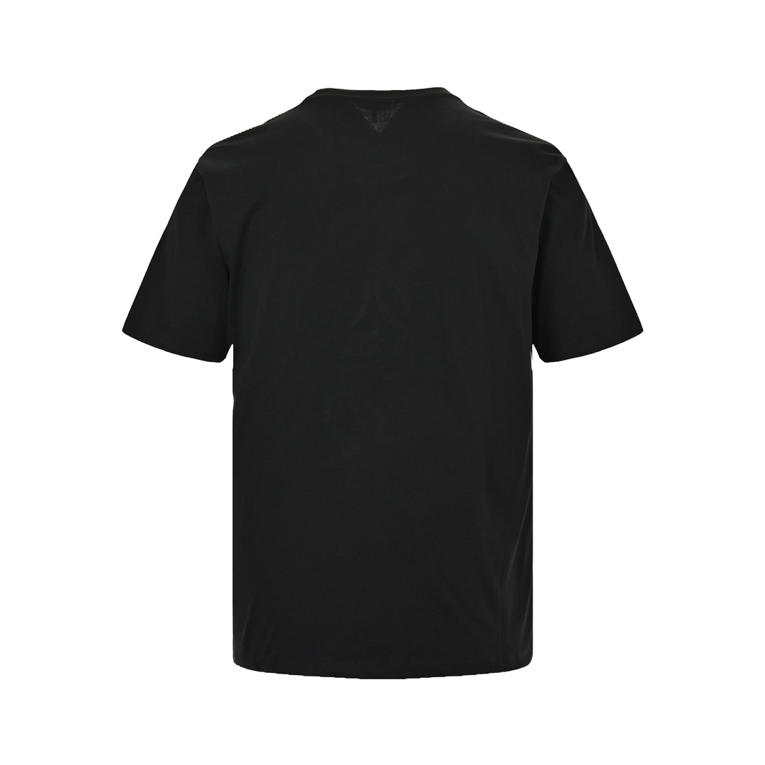 Loewe 24ss half hand-painted embroidered short sleeves