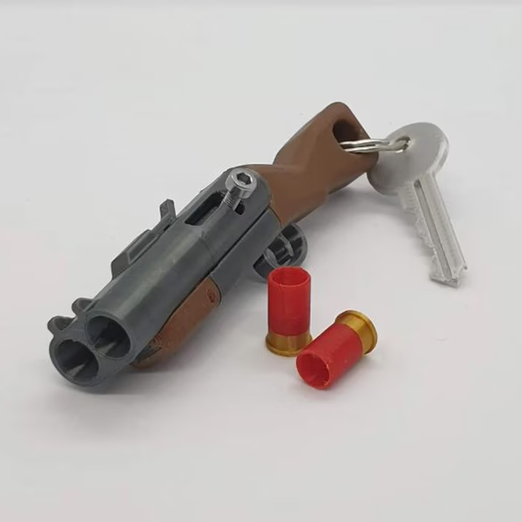 Break Action Shotgun Keychain