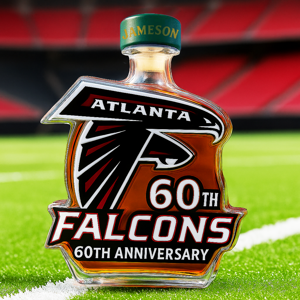 Atlanta Falcons 60th Anniversary Commemorative Decanter
