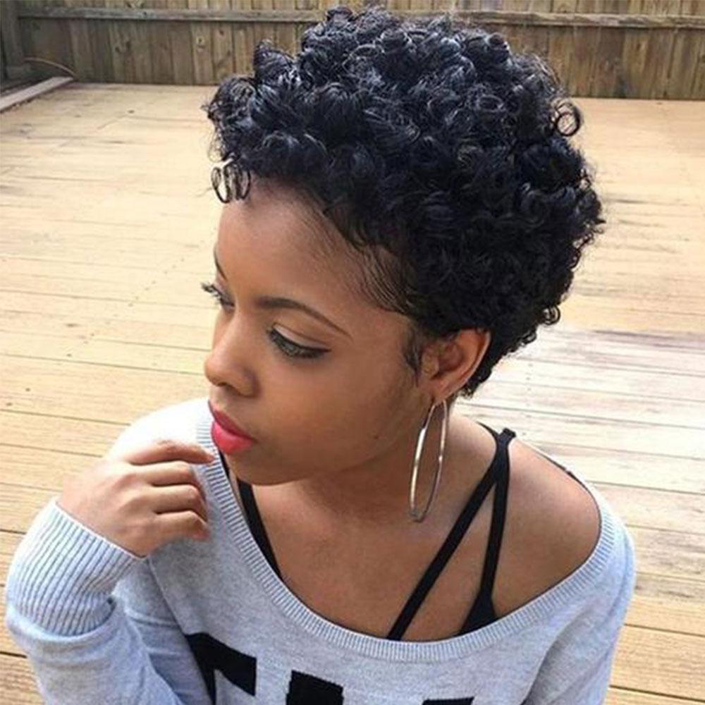 Luna Wig 001 Sassy Short Gorgeous Curly Hair for Black Women