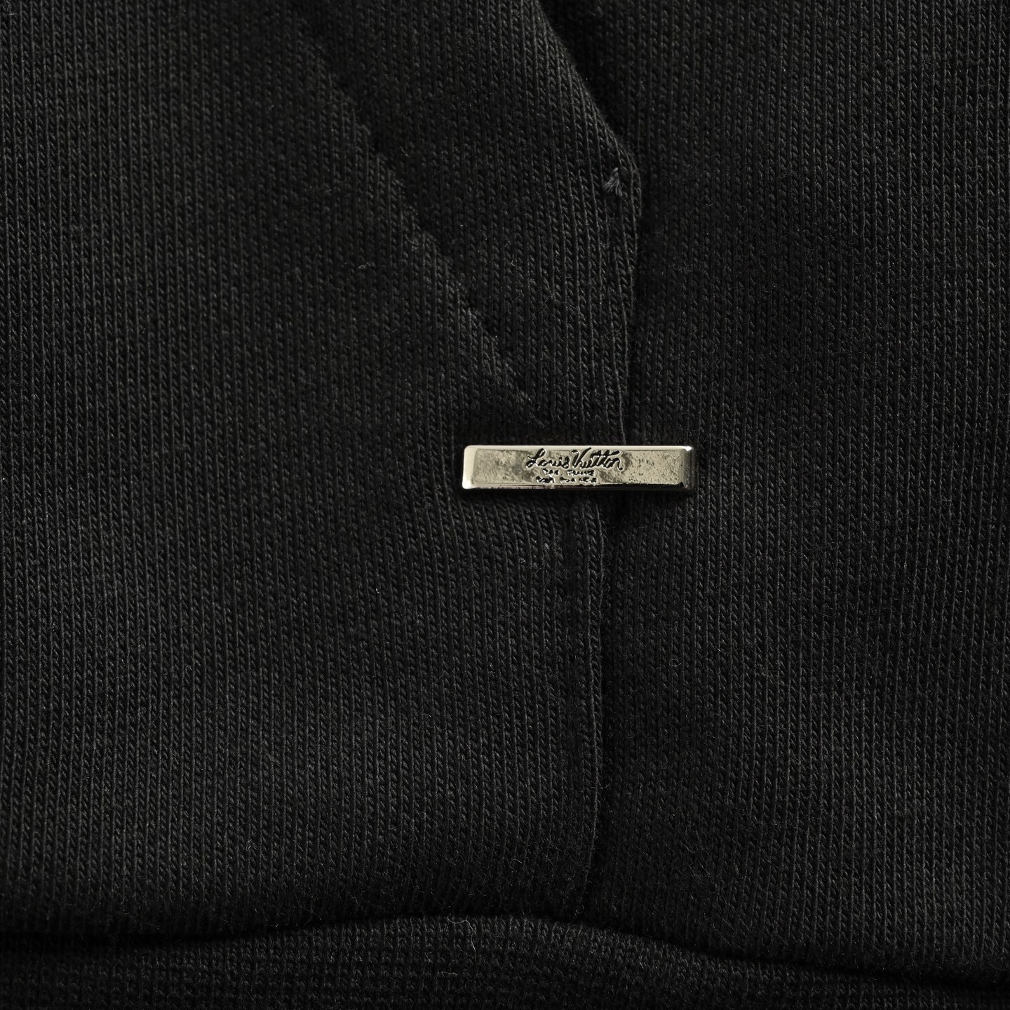 Louis Vuitton 25Fw Back Label Solid Hoodie
