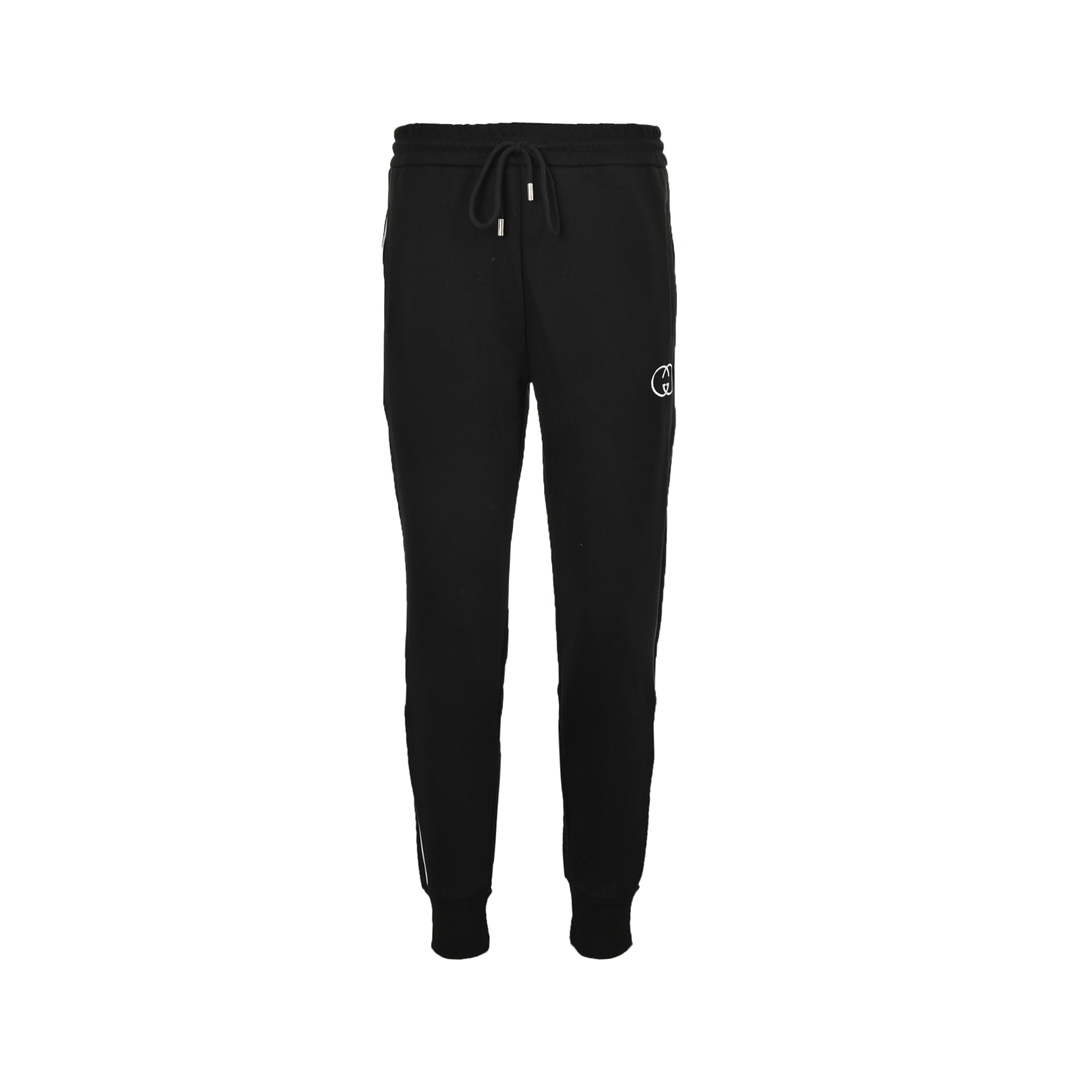 Gucci 24Fw Double G embroidered 3M reflective webbing trousers