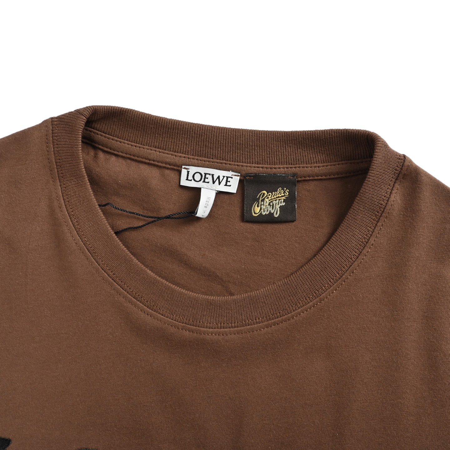 Loewe 25ss island series embroidered short sleeve