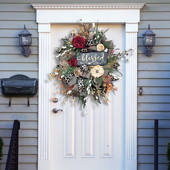 Autumn Sale🎃Fall Cheetah Wreath-Year Round Wreath (48% Discount)