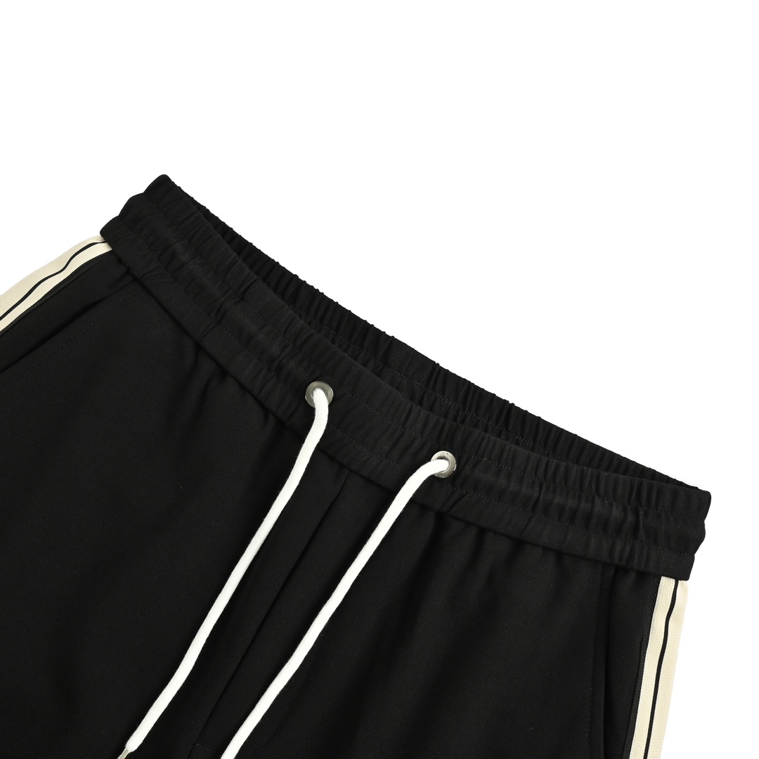 Prada 24Fw triangle logo webbing straight trousers