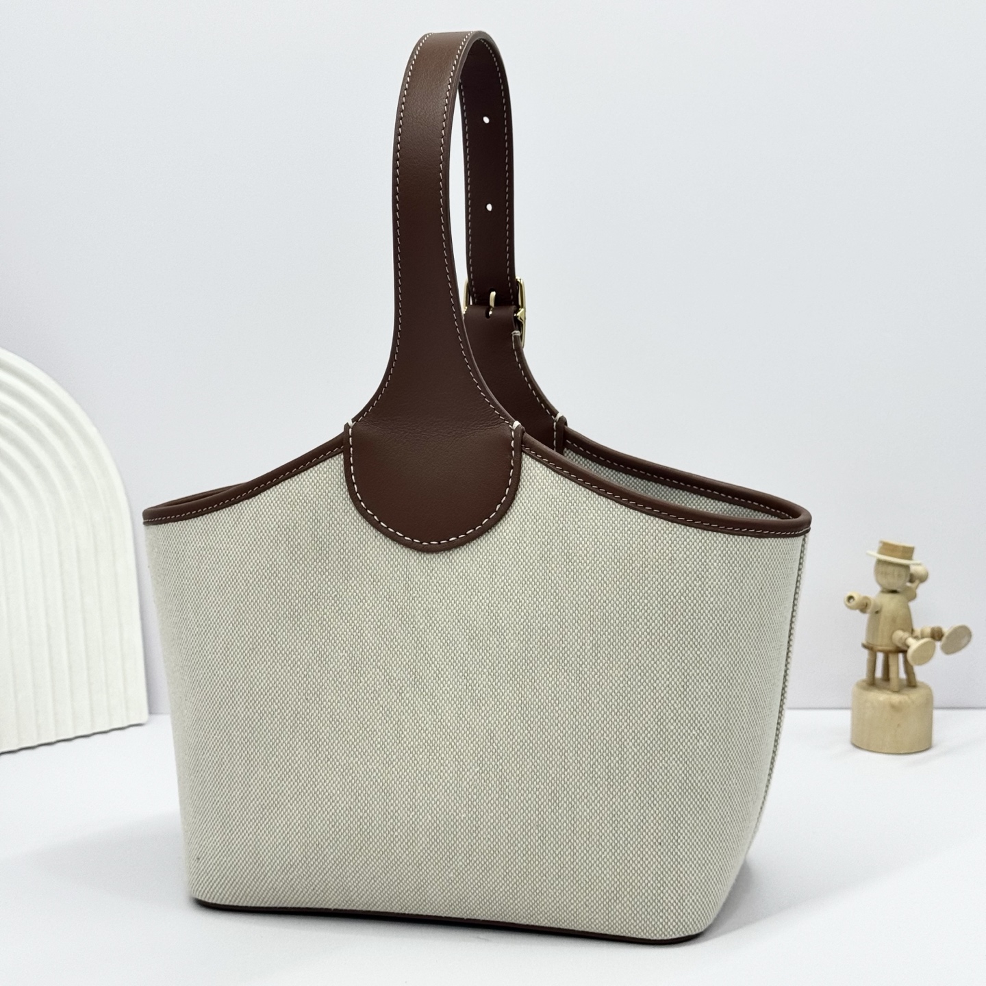 Loro Piana Bobbin Canvas Bag
