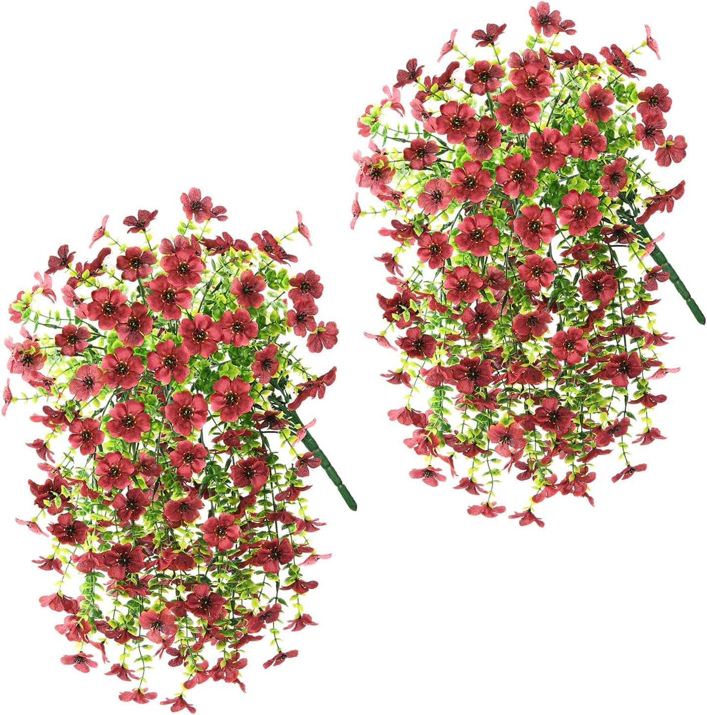 🔥LAST DAY 50% OFF🔥2 PCS Artificial Hanging Silk Fake Daisy Realistic Flowers ,UV Resistant