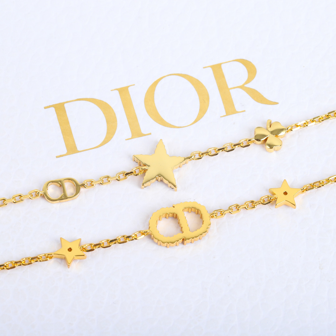 Dior Diamond CD Star Bracelet