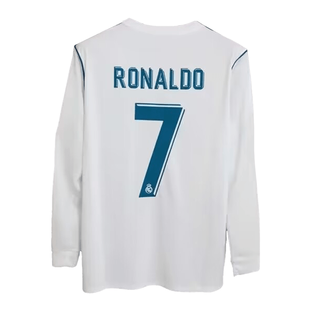 RONALDO #7 Real Madrid Retro Football Shirt 2017/18