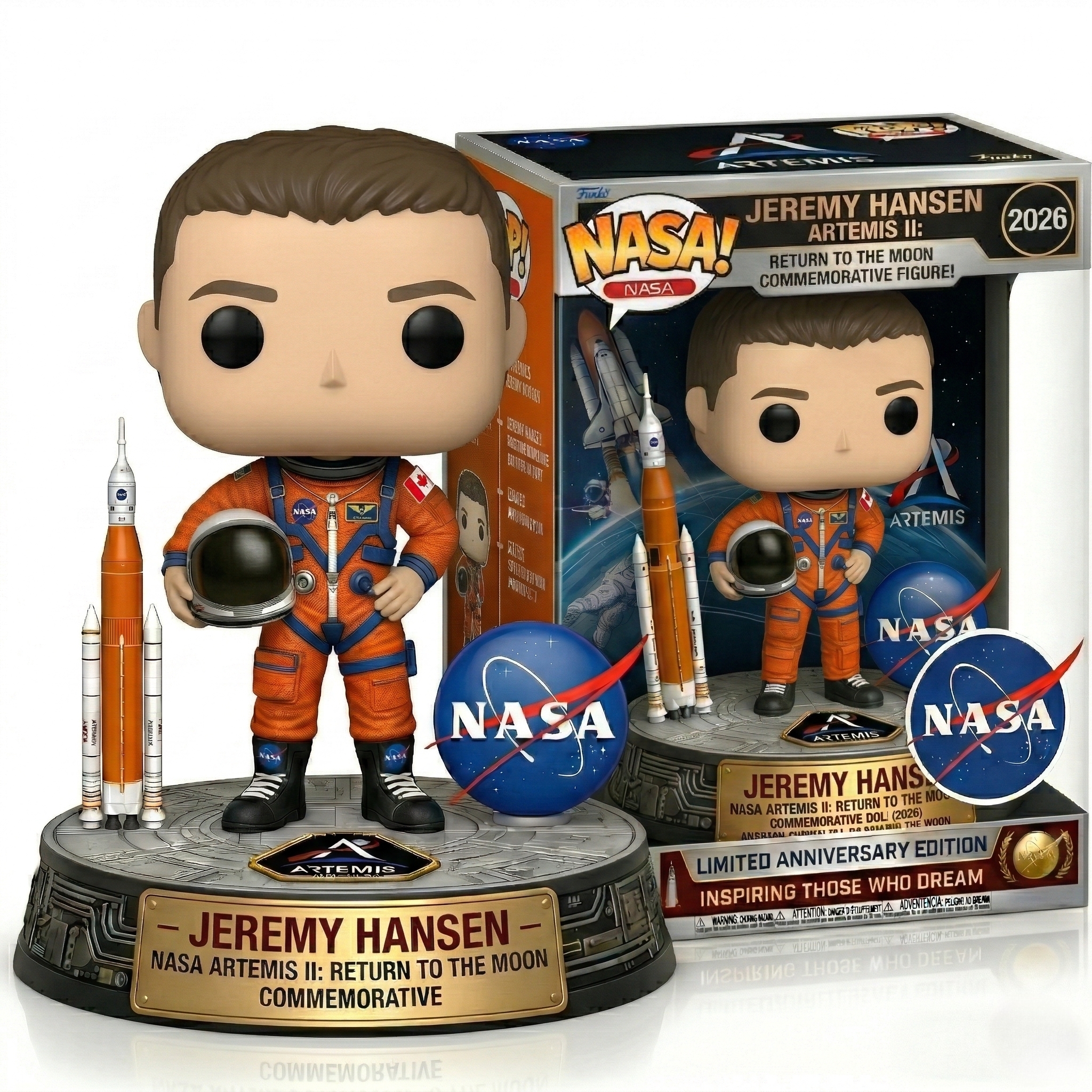 🛰️NASA Artemis II Astronaut Funko Pop!