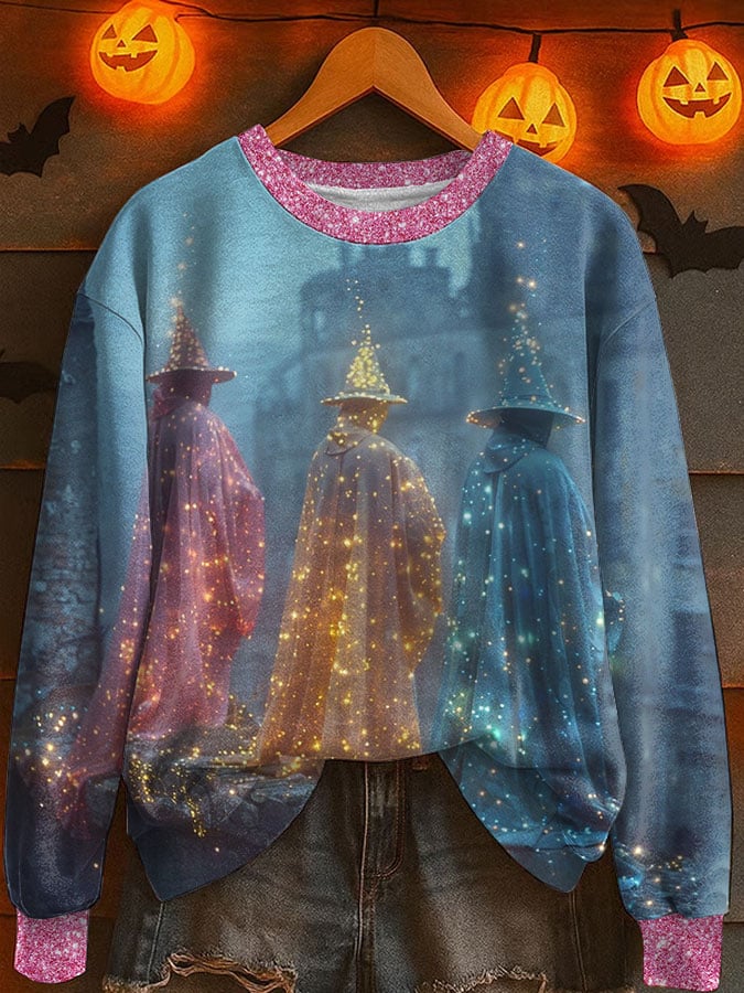 🔥Buy 3 Get 10% Off🔥Women's  Halloween Print Sweatshirt
