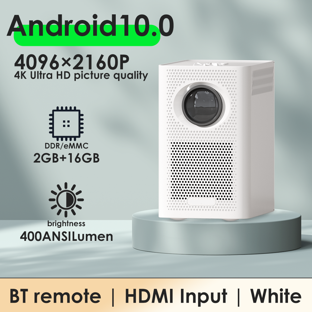 1pc Mini & Smart Portable Movie Projector With WiFi, Compatible With IOS/Android/HDMI/USB