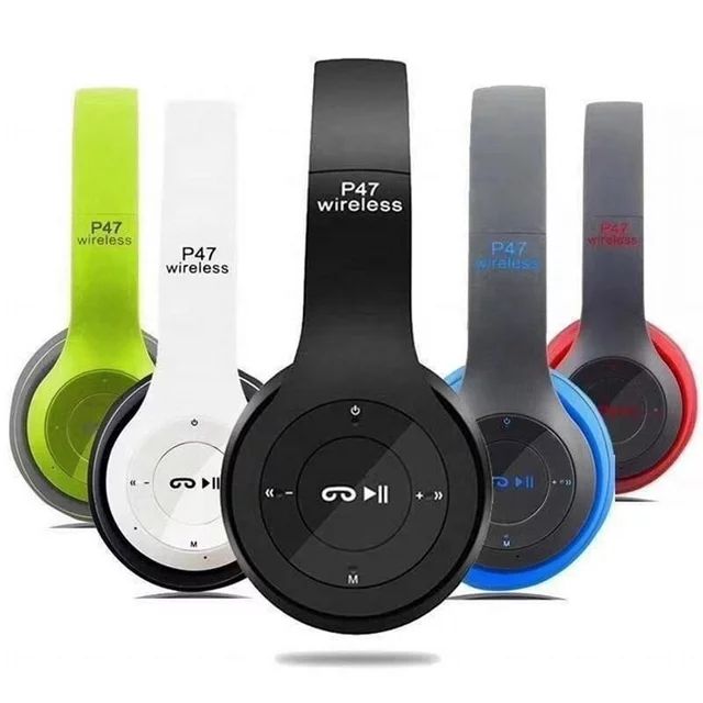 P47 Wireless Bluetooth Headphones Over Ear