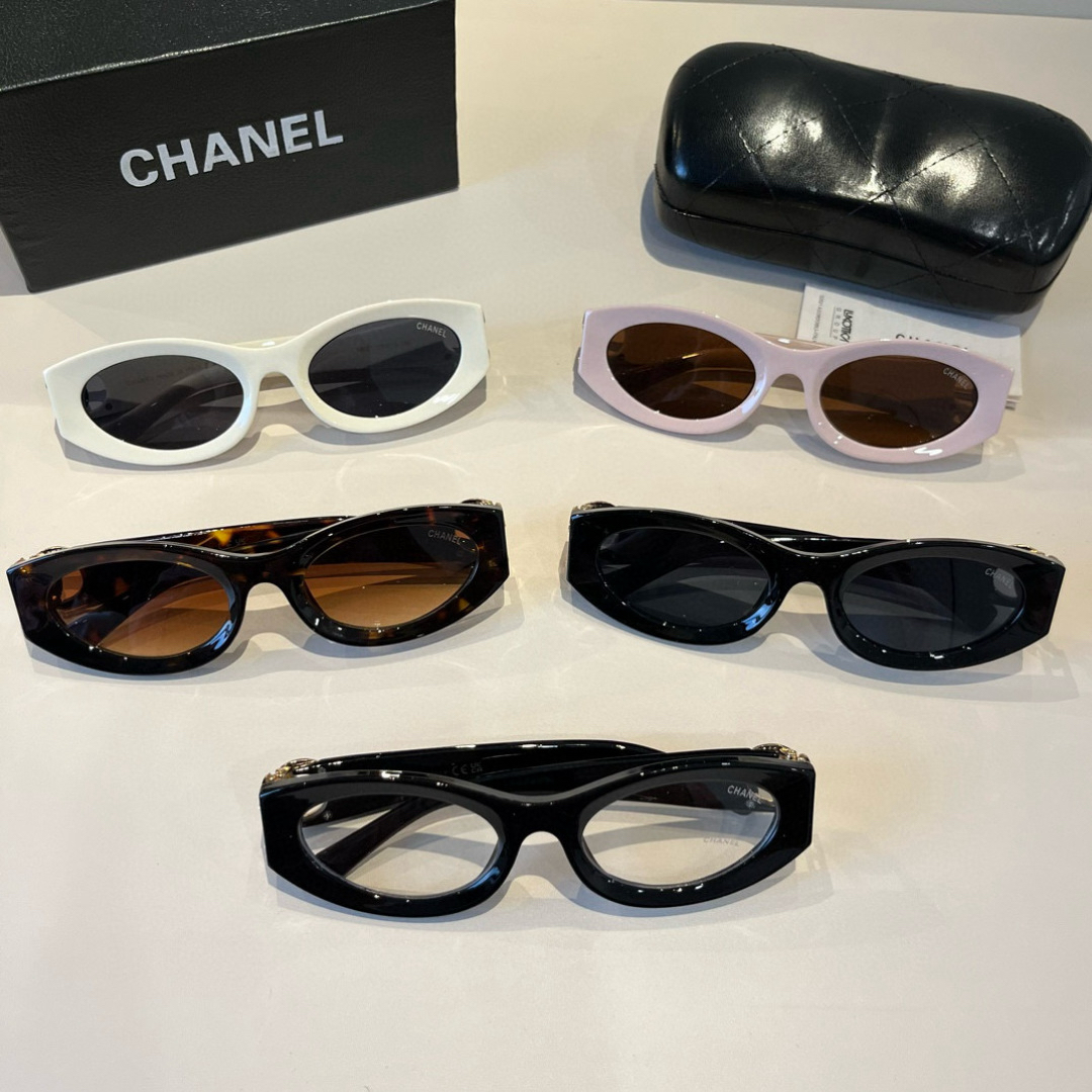 Chanel round frame sunglasses