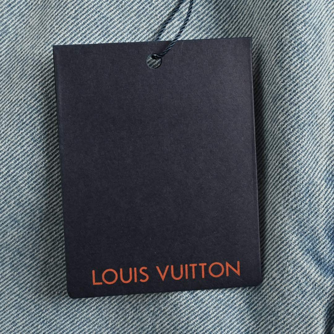 Louis Vuitton 24Fw embroidered logo jeans