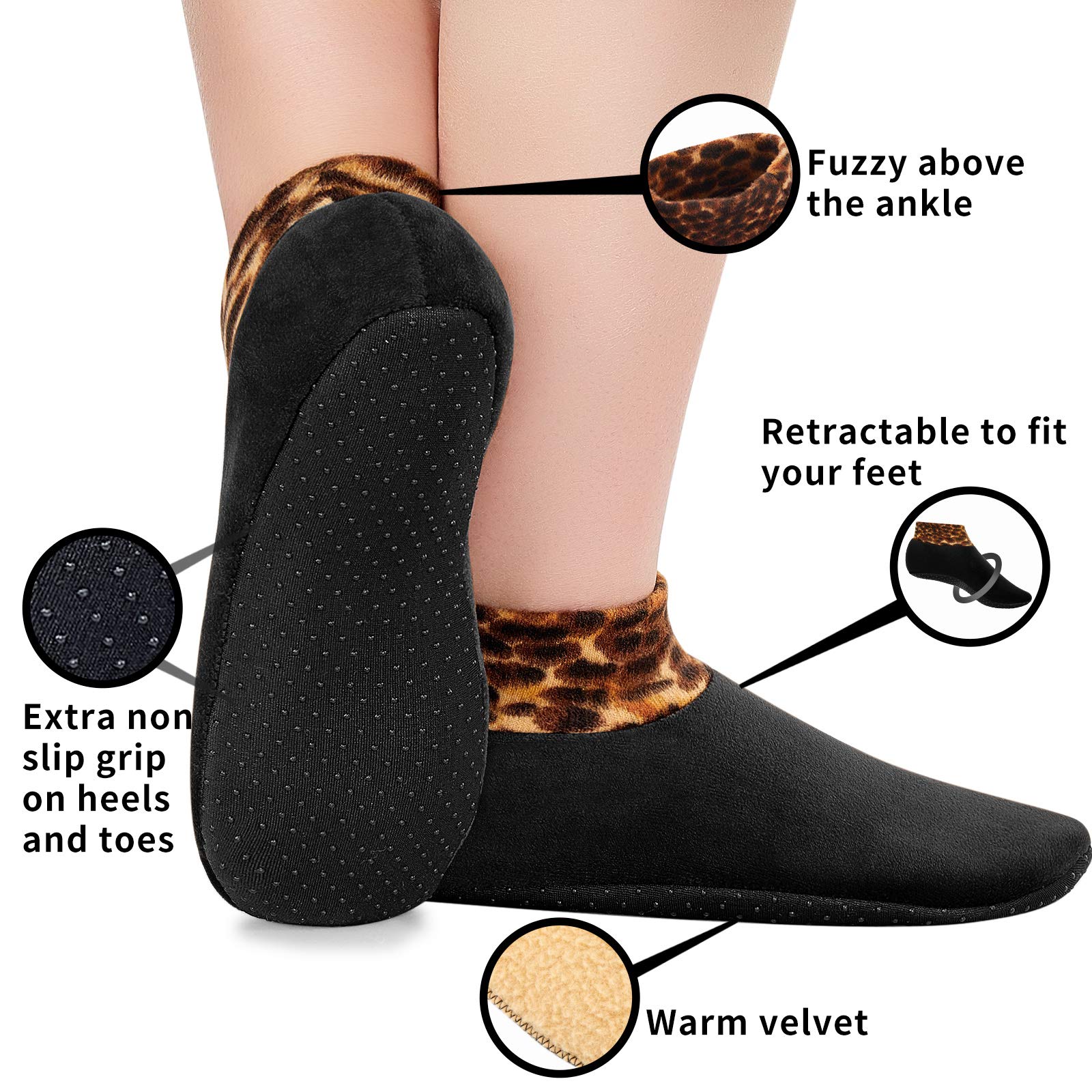 (🔥Christmas Hot Sale-50% OFF)Indoor Non-slip Thermal Socks [Free Size] ---BUY 5 GET 4 FREE & FREE SHIPPING