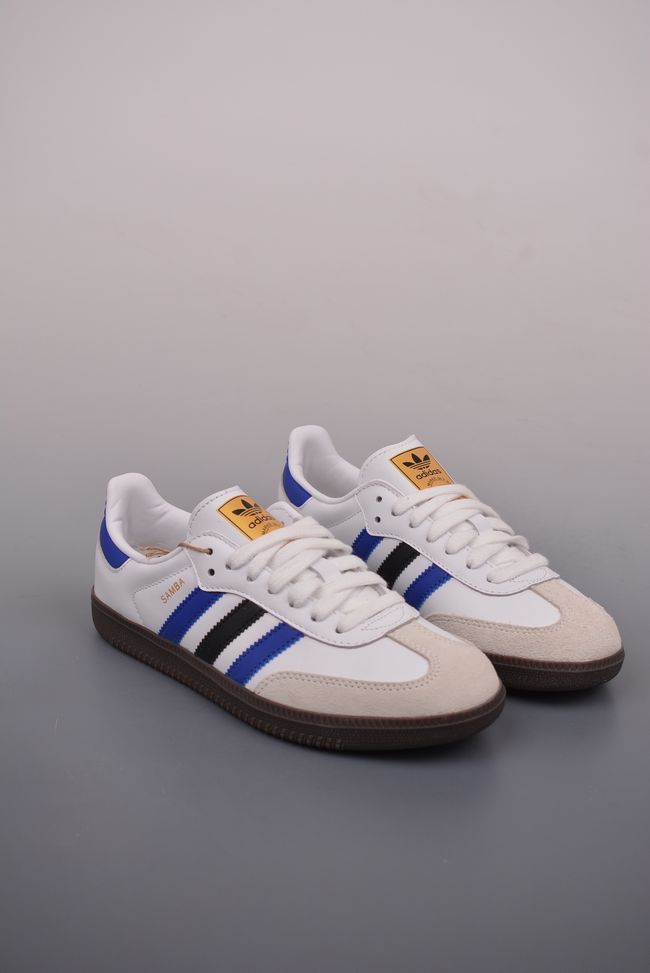 Adidas Originals Samba OG White Black Blue ID1381